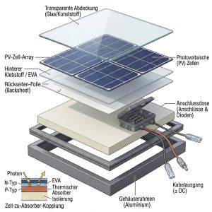 Photovoltaik Aufbau