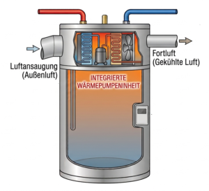 Warmwasser Wärmepumpe Boiler