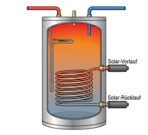 Warmwasserspeicher für Solarthermie